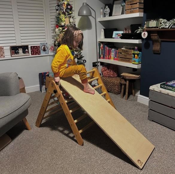 Pikler Inspired Birch Climbing Triangle